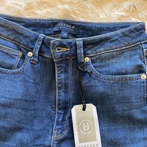 JUST USA high rise skinny jeans